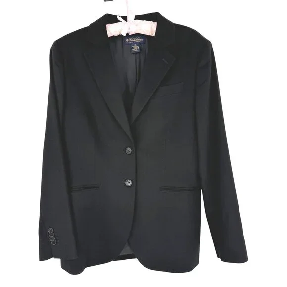 Brooks Brothers Loro Piana Black Italian Luxury Cashmere Blazer Jacket Workwear - Picture 16 of 16